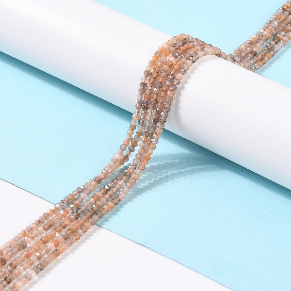 PandaHall Natural Multi-Moonstone Beads Strands, Faceted, Round, 3mm, Hole: 0.6mm, about 162pcs/strand, 15.51''(39.4cm) Multi-Moonstone...
PandaHall Natural Multi-Moonstone Beads Strands, Faceted, Round, 3mm, Hole: 0.6mm, about 162pcs/strand, 15.51''(39.4cm) Multi-Moonstone...