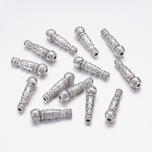 PandaHall Tibetan Style Alloy Beads, Tube, Antique Silver, Lead Free & Cadmium Free, 22.5x7mm, Hole: 2.4mm Alloy Tube
PandaHall Tibetan Style Alloy Beads, Tube, Antique Silver, Lead Free & Cadmium Free, 22.5x7mm, Hole: 2.4mm Alloy Tube