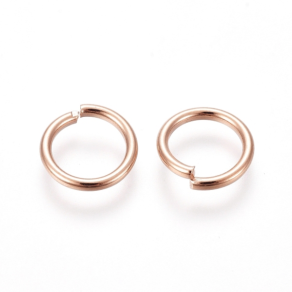 PandaHall 304 Stainless Steel Open Jump Rings, Rose Gold, 18 Gauge, 9x1mm, Inner Diameter: 7mm 304 Stainless Steel
PandaHall 304 Stainless Steel Open Jump Rings, Rose Gold, 18 Gauge, 9x1mm, Inner Diameter: 7mm 304 Stainless Steel