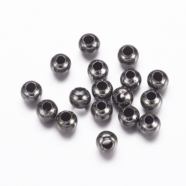 PandaHall Iron Spacer Beads, Round, Gunmetal, 3mm in diameter, 3mm thick, Hole: 1.2mm Iron Round
PandaHall Iron Spacer Beads, Round, Gunmetal, 3mm in diameter, 3mm thick, Hole: 1.2mm Iron Round