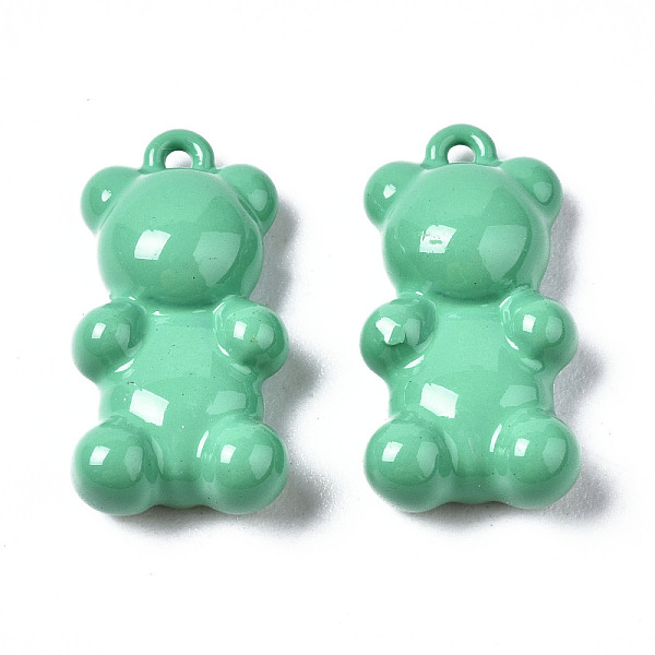 PandaHall Spray Painted Brass Pendants, Bear, Medium Sea Green, 17x9x4.5mm, Hole: 0.9mm Brass Bear
PandaHall Spray Painted Brass Pendants, Bear, Medium Sea Green, 17x9x4.5mm, Hole: 0.9mm Brass Bear
