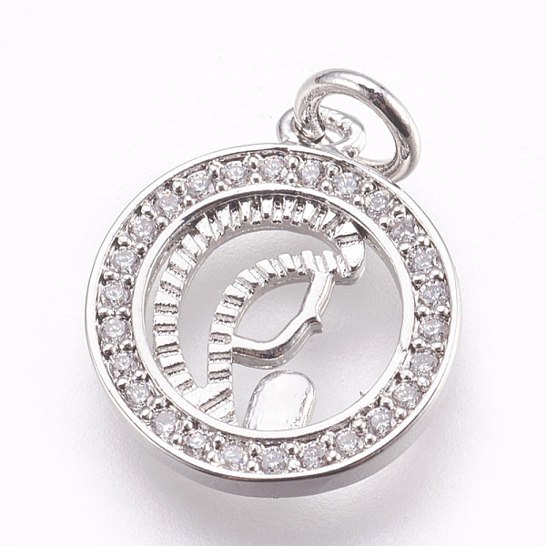 PandaHall Brass Micro Pave Cubic Zirconia Charms, Lead Free & Cadmium Free, Flat Round with Virgin Mary, Platinum, 15x13x1.5mm, Hole: 3mm..., Clear
PandaHall Brass Micro Pave Cubic Zirconia Charms, Lead Free & Cadmium Free, Flat Round with Virgin Mary, Platinum, 15x13x1.5mm, Hole: 3mm..., Clear