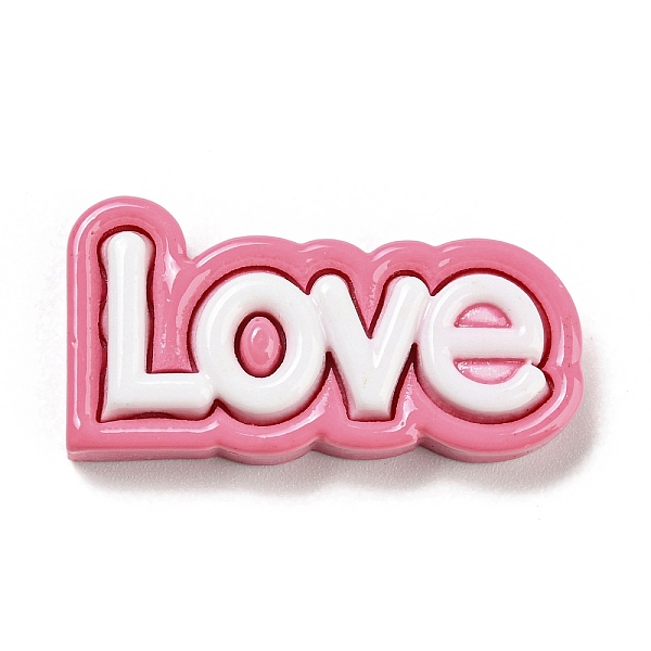 PandaHall Opaque Resin Cabochons, Cartoon Word Love, Pale Violet Red, 16.5x32x6mm Resin Word
PandaHall Opaque Resin Cabochons, Cartoon Word Love, Pale Violet Red, 16.5x32x6mm Resin Word