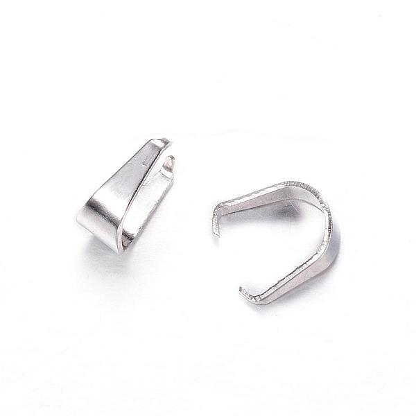 PandaHall 201 Stainless Steel Snap on Bails, Stainless Steel Color, 7x6x3mm 201 Stainless Steel
PandaHall 201 Stainless Steel Snap on Bails, Stainless Steel Color, 7x6x3mm 201 Stainless Steel