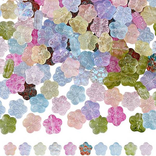 PandaHall DICOSMETIC 120Pcs 10 Colors Transparent Spray Painted Glass Beads, Flower, Mixed Color, 12.5x13x6mm, Hole: 1mm, 12pcs/color Glass..., Multicolor
PandaHall DICOSMETIC 120Pcs 10 Colors Transparent Spray Painted Glass Beads, Flower, Mixed Color, 12.5x13x6mm, Hole: 1mm, 12pcs/color Glass..., Multicolor
