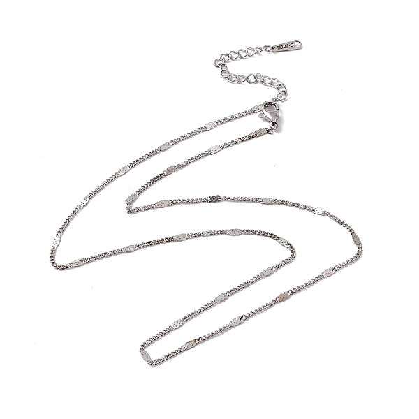 PandaHall 201 Stainless Steel Link Chain Necklace for Men Women, Stainless Steel Color, 17.72 inch(45cm) 201 Stainless Steel
PandaHall 201 Stainless Steel Link Chain Necklace for Men Women, Stainless Steel Color, 17.72 inch(45cm) 201 Stainless Steel