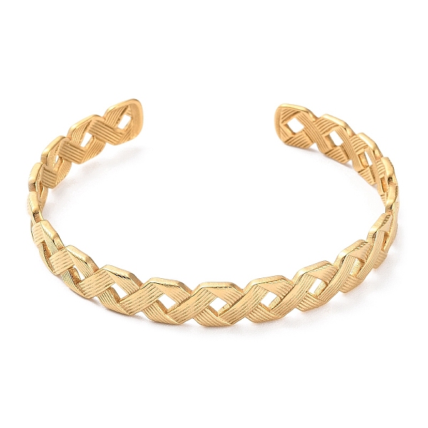 PandaHall 304 Stainless Steel Hollow Rhombus Cuff Bangles, Golden, Inner Diameter: 2-3/8 inch(6.1cm) 304 Stainless Steel
PandaHall 304 Stainless Steel Hollow Rhombus Cuff Bangles, Golden, Inner Diameter: 2-3/8 inch(6.1cm) 304 Stainless Steel