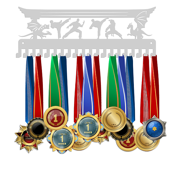 PandaHall PH Taekwondo Medal Holder Silver Medal Hanger Display Rack 20 Hooks Wall Mount Hanger Decor Trophy Shelf Award Rack Award Ribbon...
PandaHall PH Taekwondo Medal Holder Silver Medal Hanger Display Rack 20 Hooks Wall Mount Hanger Decor Trophy Shelf Award Rack Award Ribbon...
