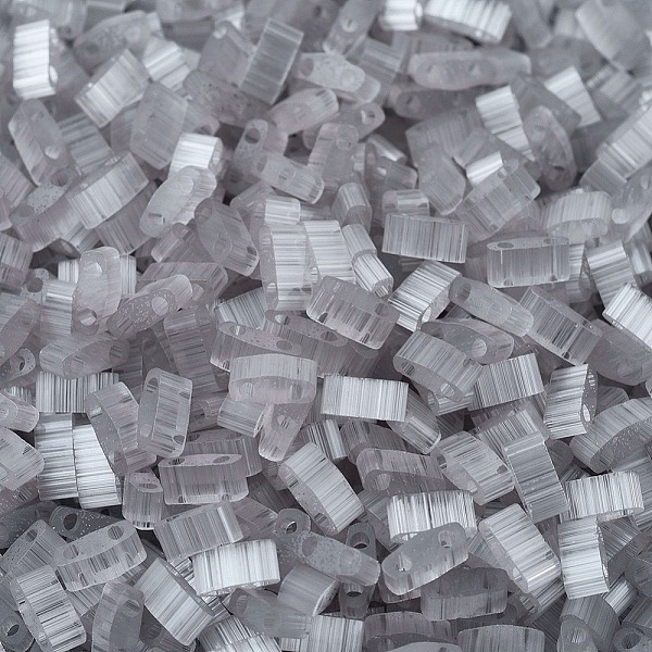 PandaHall MIYUKI Half TILA Beads, Japanese Seed Beads, 2 Hole, (HTL2598) Silk Pale Grey, 5x2.3x1.9mm, Hole: 0.8mm, about 250pcs/10g Glass..., Gray
PandaHall MIYUKI Half TILA Beads, Japanese Seed Beads, 2 Hole, (HTL2598) Silk Pale Grey, 5x2.3x1.9mm, Hole: 0.8mm, about 250pcs/10g Glass..., Gray