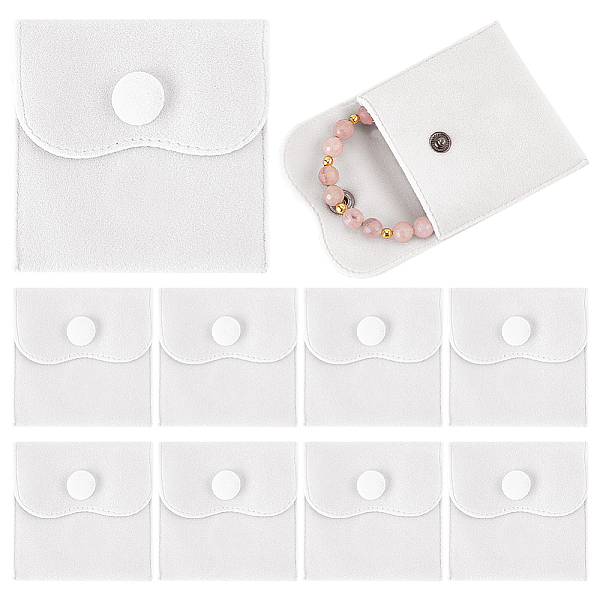 PandaHall 10Pcs Velvet Jewelry Pouches, Jewelry Gift Bags with Snap Button, for Ring Necklace Earring Bracelet Storage, Square, WhiteSmoke..., White
PandaHall 10Pcs Velvet Jewelry Pouches, Jewelry Gift Bags with Snap Button, for Ring Necklace Earring Bracelet Storage, Square, WhiteSmoke..., White