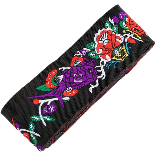 PandaHall Ethnic Style Polyester Jacquard Fish Ribbons, Clothing Sewing, Purple, 2 inch(50mm), about 7.44 Yards(6.8m)/pc Polyester Fish...
PandaHall Ethnic Style Polyester Jacquard Fish Ribbons, Clothing Sewing, Purple, 2 inch(50mm), about 7.44 Yards(6.8m)/pc Polyester Fish...