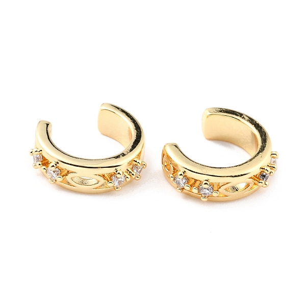 PandaHall Brass Micro Pave Cubic Zirconia Cuff Earrings, Long-Lasting Plated, Ring, Real 18K Gold Plated, 14x4.5mm Brass Clear
PandaHall Brass Micro Pave Cubic Zirconia Cuff Earrings, Long-Lasting Plated, Ring, Real 18K Gold Plated, 14x4.5mm Brass Clear