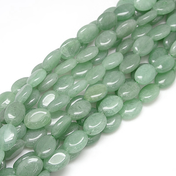 PandaHall Natural Gemstone Green Aventurine Beads Strands, Flat Oval, 18x13x5mm, Hole: 1.5mm, about 20pcs/strand, 15.74 inch Green...
PandaHall Natural Gemstone Green Aventurine Beads Strands, Flat Oval, 18x13x5mm, Hole: 1.5mm, about 20pcs/strand, 15.74 inch Green...
