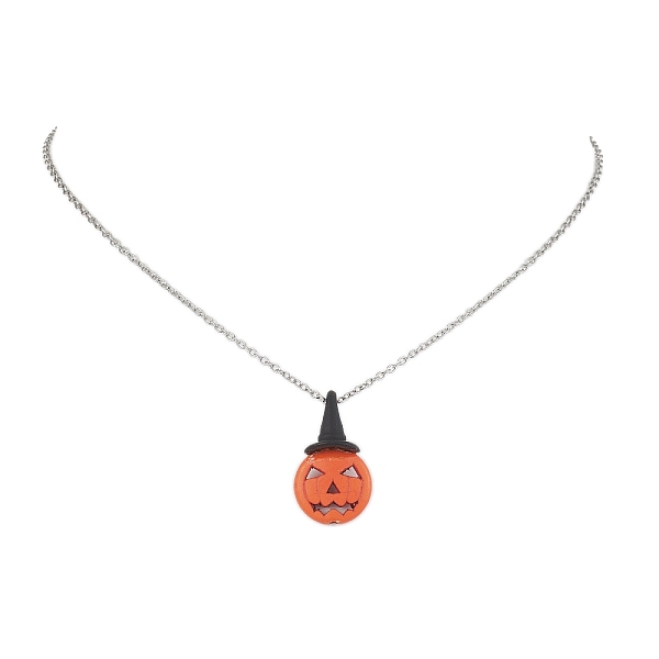 PandaHall 304 Stainless Cable Chain Necklaces, Synthetic Turquoise Pendant Necklaces, Pumplin, Stainless Steel Color, 17.52 inch(44.5cm)...
PandaHall 304 Stainless Cable Chain Necklaces, Synthetic Turquoise Pendant Necklaces, Pumplin, Stainless Steel Color, 17.52 inch(44.5cm)...