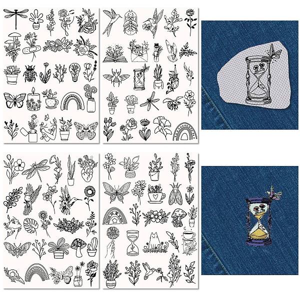 PandaHall Non-Woven Embroidery Aid Drawing Sketch, Rectangle, Flower, 297x210mmm, 4pcs/set Cloth Flower
PandaHall Non-Woven Embroidery Aid Drawing Sketch, Rectangle, Flower, 297x210mmm, 4pcs/set Cloth Flower