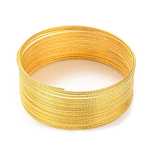 PandaHall Iron Wire, Textured Round, for Bangle Making, Golden, 1.4mm, Inner Diameter: 77.5mm Iron Textured Round
PandaHall Iron Wire, Textured Round, for Bangle Making, Golden, 1.4mm, Inner Diameter: 77.5mm Iron Textured Round