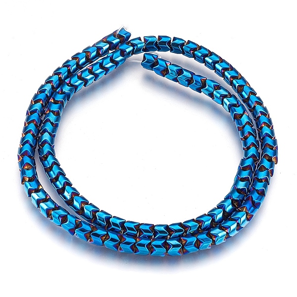 PandaHall Electroplate Non-magnetic Synthetic Hematite Bead Strands, Polished, Column, Blue Plated, 5x4mm, Hole: 1mm, about...
PandaHall Electroplate Non-magnetic Synthetic Hematite Bead Strands, Polished, Column, Blue Plated, 5x4mm, Hole: 1mm, about...