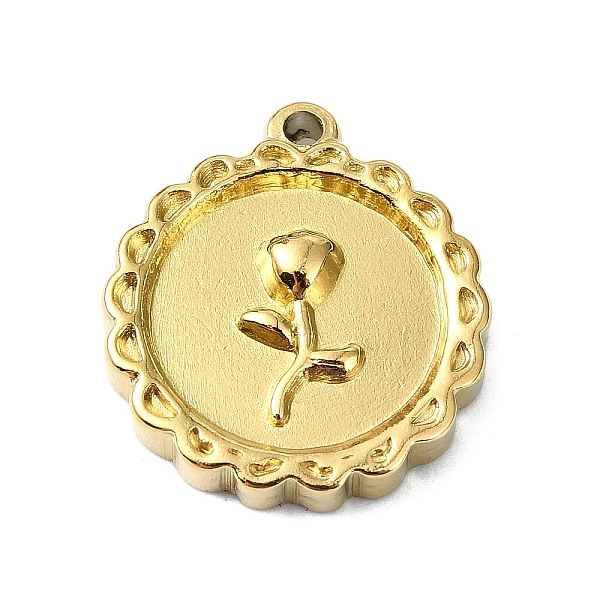 PandaHall Ion Plating(IP) 304 Stainless Steel Pendants, Real 18K Gold Plated, Flat Round Charm, Flower, 18x16x4mm, Hole: 1.4mm 304 Stainless...
PandaHall Ion Plating(IP) 304 Stainless Steel Pendants, Real 18K Gold Plated, Flat Round Charm, Flower, 18x16x4mm, Hole: 1.4mm 304 Stainless...