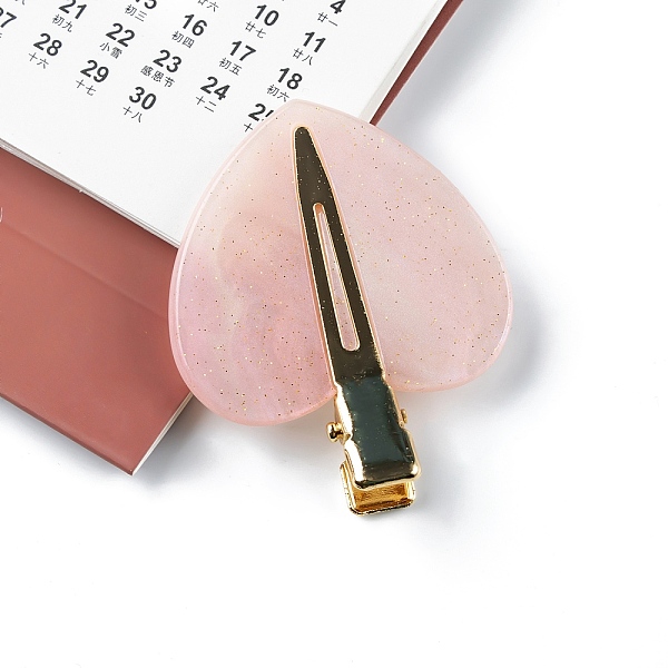 PandaHall Valentine's Day Heart Acrylic Alligator Hair Clips, with Metal Clips, for Women Girls, Misty Rose, 47x36mm Acrylic Heart
PandaHall Valentine's Day Heart Acrylic Alligator Hair Clips, with Metal Clips, for Women Girls, Misty Rose, 47x36mm Acrylic Heart