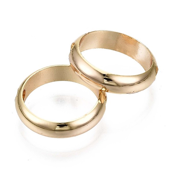 PandaHall Brass Beads, Nickel Free, Ring, Real 18K Gold Plated, 13x3mm, Hole: 1.5mm Brass Ring
PandaHall Brass Beads, Nickel Free, Ring, Real 18K Gold Plated, 13x3mm, Hole: 1.5mm Brass Ring