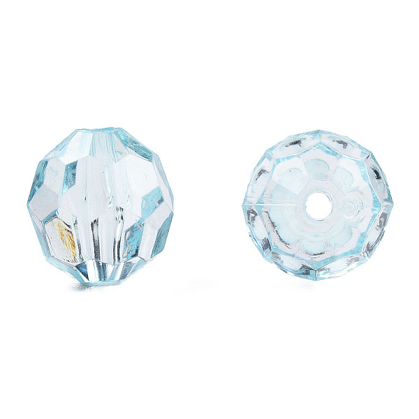 PandaHall Transparent Acrylic Beads, Faceted, Round, Light Cyan, 12x11.5mm, Hole: 1.7mm, about 550pcs/500g Acrylic Round Cyan
PandaHall Transparent Acrylic Beads, Faceted, Round, Light Cyan, 12x11.5mm, Hole: 1.7mm, about 550pcs/500g Acrylic Round Cyan