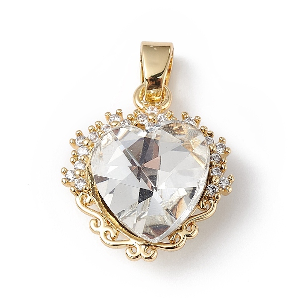 PandaHall Real 18K Gold Plated Rack Plating Brass Micro Pave Clear Cubic Zirconia Pendants, with Glass, Long-Lasting Plated, Cadmium Free &...
PandaHall Real 18K Gold Plated Rack Plating Brass Micro Pave Clear Cubic Zirconia Pendants, with Glass, Long-Lasting Plated, Cadmium Free &...
