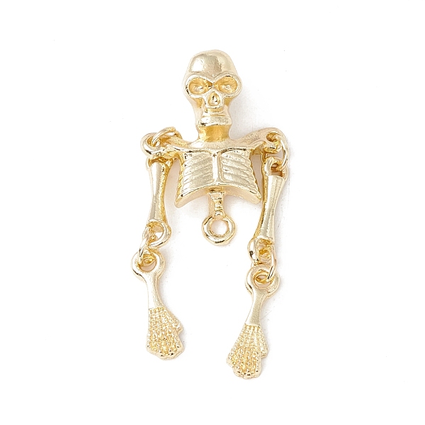 PandaHall Halloween Alloy Connector Charms, Upper Body Bone, Light Gold, 40x17x4.8mm, Hole: 1.6~1.8mm Alloy Body
PandaHall Halloween Alloy Connector Charms, Upper Body Bone, Light Gold, 40x17x4.8mm, Hole: 1.6~1.8mm Alloy Body