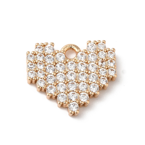 PandaHall Brass Micro Pave Clear Cubic Zirconia Pendants, Heart, Golden, 12x14x2mm, Hole: 1.4mm Brass+Cubic Zirconia Heart Clear
PandaHall Brass Micro Pave Clear Cubic Zirconia Pendants, Heart, Golden, 12x14x2mm, Hole: 1.4mm Brass+Cubic Zirconia Heart Clear