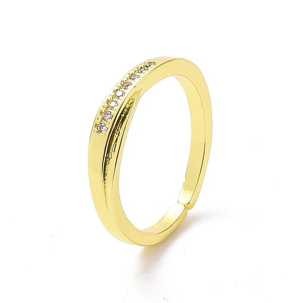 PandaHall Clear Cubic Zirconia Open Cuff Ring, Brass Jewelry for Women, Golden, US Size 6(16.5mm) Brass+Cubic Zirconia
PandaHall Clear Cubic Zirconia Open Cuff Ring, Brass Jewelry for Women, Golden, US Size 6(16.5mm) Brass+Cubic Zirconia
