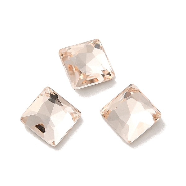 PandaHall Glass Rhinestone Cabochons, Point Back & Back Plated, Faceted, Square, Light Peach, 7x7x3mm Glass Rhinestone Square Pink
PandaHall Glass Rhinestone Cabochons, Point Back & Back Plated, Faceted, Square, Light Peach, 7x7x3mm Glass Rhinestone Square Pink