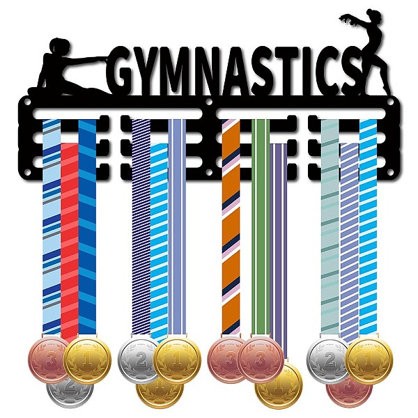 PandaHall Sports Theme Iron Medal Hanger Holder Display Wall Rack, 3-Line, with Screws, Gymnatics, Sports, 130x290mm, Hole: 5mm Iron Sports..., Black
PandaHall Sports Theme Iron Medal Hanger Holder Display Wall Rack, 3-Line, with Screws, Gymnatics, Sports, 130x290mm, Hole: 5mm Iron Sports..., Black