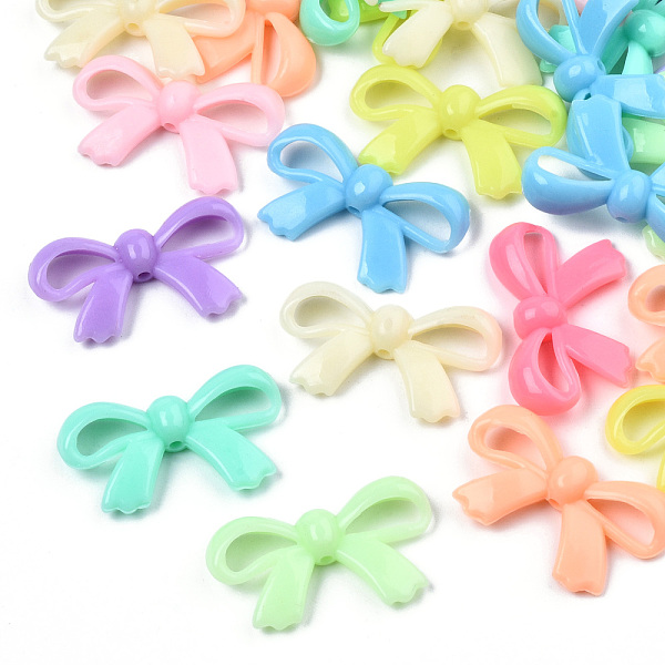 PandaHall Opaque Acrylic Beads, Bowknot, Mixed Color, 18x30x5.5mm, Hole: 1.6mm, about 600pcs/500g Acrylic Bowknot Multicolor
PandaHall Opaque Acrylic Beads, Bowknot, Mixed Color, 18x30x5.5mm, Hole: 1.6mm, about 600pcs/500g Acrylic Bowknot Multicolor