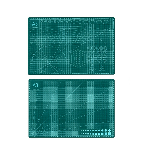 PandaHall A3 Plastic Cutting Mat, Cutting Board, for Craft Art, Rectangle, Dark Cyan, 30x45cm. Plastic Rectangle
PandaHall A3 Plastic Cutting Mat, Cutting Board, for Craft Art, Rectangle, Dark Cyan, 30x45cm. Plastic Rectangle