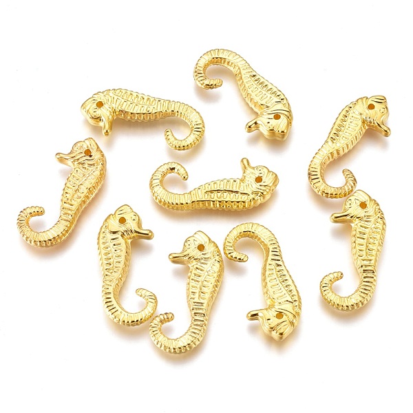 PandaHall CCB Plastic Pendants, Sea Horse, Golden, 28x12x4.3mm, Hole: 1.4mm Plastic Sea Horse
PandaHall CCB Plastic Pendants, Sea Horse, Golden, 28x12x4.3mm, Hole: 1.4mm Plastic Sea Horse