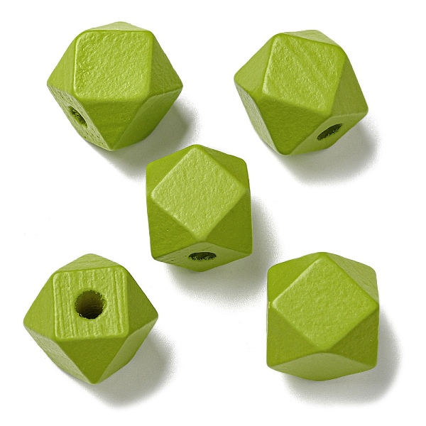 PandaHall Printed Wood European Beads, Polygon, Yellow Green, 15.5x15.5x15.5mm, Hole: 4~4.5mm Wood Polygon
PandaHall Printed Wood European Beads, Polygon, Yellow Green, 15.5x15.5x15.5mm, Hole: 4~4.5mm Wood Polygon