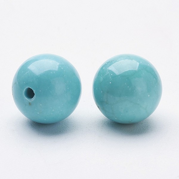 PandaHall Natural Howlite Beads, Dyed & Heated, Half Drilled, Round, Turquoise, 8~8.5mm, Hole: 1mm Howlite Round Green
PandaHall Natural Howlite Beads, Dyed & Heated, Half Drilled, Round, Turquoise, 8~8.5mm, Hole: 1mm Howlite Round Green