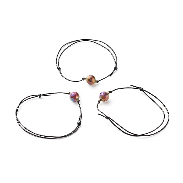 PandaHall Energy Pearl Luster Plated Natural Agate Round Faceted Beads Bracelet, Adjustable Bracelet for Girl Women, Mixed Color, Inner..., Multicolor
PandaHall Energy Pearl Luster Plated Natural Agate Round Faceted Beads Bracelet, Adjustable Bracelet for Girl Women, Mixed Color, Inner..., Multicolor