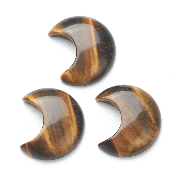 PandaHall Natural Tiger Eye Cabochons, No Hole/Undrilled, for Wire Wrapped Pendant Making, Moon, 34~35x29~30x7.5~9mm Tiger Eye Moon
PandaHall Natural Tiger Eye Cabochons, No Hole/Undrilled, for Wire Wrapped Pendant Making, Moon, 34~35x29~30x7.5~9mm Tiger Eye Moon