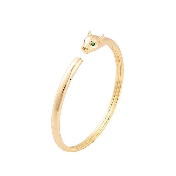 PandaHall Leopard Brass Pave Green Glass Open Cuff Bangles for Women, Real 18K Gold Plated, Inner Diameter: 2-1/4~2-3/8 inch(5.6~5.9cm)...
PandaHall Leopard Brass Pave Green Glass Open Cuff Bangles for Women, Real 18K Gold Plated, Inner Diameter: 2-1/4~2-3/8 inch(5.6~5.9cm)...