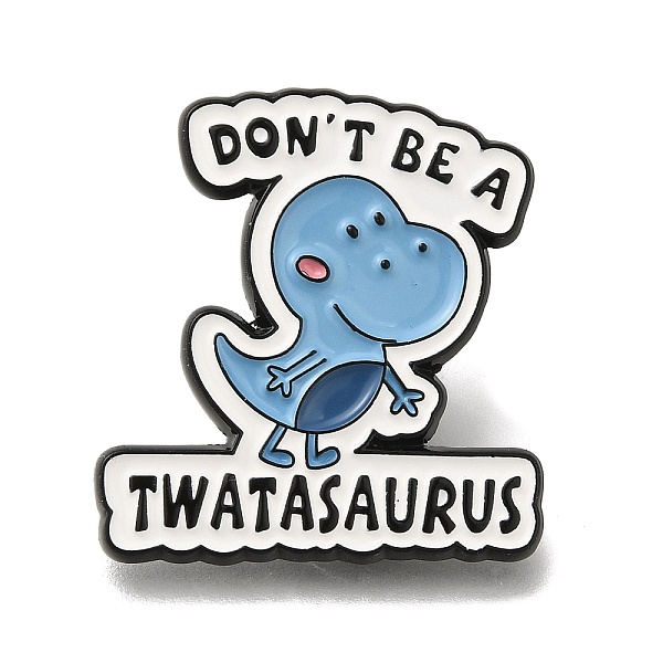 PandaHall Animal Safety Don't be a Twatasaurus Enamel Pins, Black Alloy Badge for Suit Shirt Collar, Men/Women, Dinosaur, 30x28x1.5mm...
PandaHall Animal Safety Don't be a Twatasaurus Enamel Pins, Black Alloy Badge for Suit Shirt Collar, Men/Women, Dinosaur, 30x28x1.5mm...