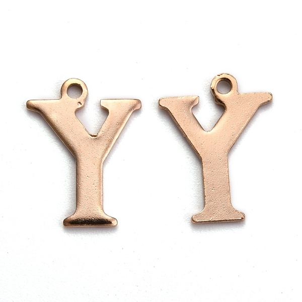 PandaHall Ion Plating(IP) 304 Stainless Steel Alphabet Charms, Rose Gold, Letter.Y, 12.5x9.5x0.7mm, Hole: 1mm 304 Stainless Steel Letter Y
PandaHall Ion Plating(IP) 304 Stainless Steel Alphabet Charms, Rose Gold, Letter.Y, 12.5x9.5x0.7mm, Hole: 1mm 304 Stainless Steel Letter Y