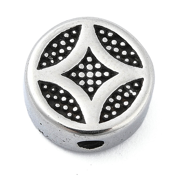 PandaHall 304 Stainless Steel Beads, Flat Round with Coin, Antique Silver, 10x4mm, Hole: 1.6mm 304 Stainless Steel Flat Round
PandaHall 304 Stainless Steel Beads, Flat Round with Coin, Antique Silver, 10x4mm, Hole: 1.6mm 304 Stainless Steel Flat Round