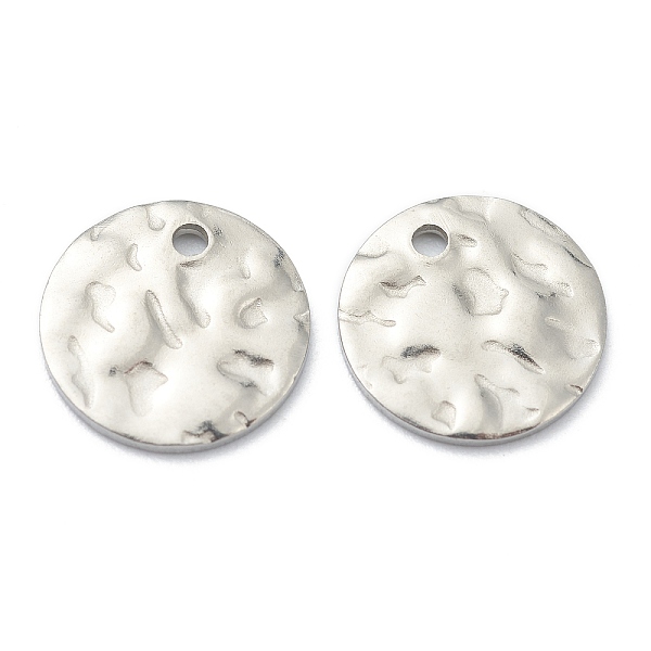 PandaHall 304 Stainless Steel Charms, Textured, Flat Round, Stainless Steel Color, 6x1mm, Hole: 1.2mm 304 Stainless Steel Flat Round
PandaHall 304 Stainless Steel Charms, Textured, Flat Round, Stainless Steel Color, 6x1mm, Hole: 1.2mm 304 Stainless Steel Flat Round