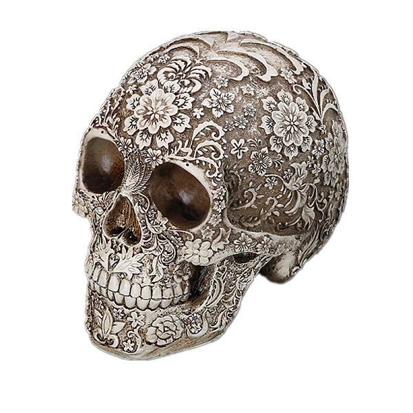 PandaHall Resin Floral Skull Medical Model Statues, Halloween Decoration, Floral White, 200x135x160mm Resin Skull
PandaHall Resin Floral Skull Medical Model Statues, Halloween Decoration, Floral White, 200x135x160mm Resin Skull
