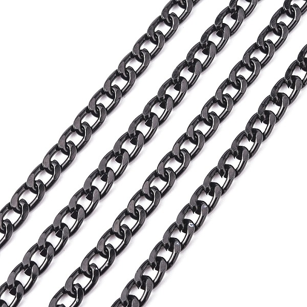 PandaHall Aluminum Twisted Chains Curb Chains, Unwelded, Oxidated in Black, Size: about Chain: 10mm long, 6mm wide, 2mm thick Aluminum Black
PandaHall Aluminum Twisted Chains Curb Chains, Unwelded, Oxidated in Black, Size: about Chain: 10mm long, 6mm wide, 2mm thick Aluminum Black