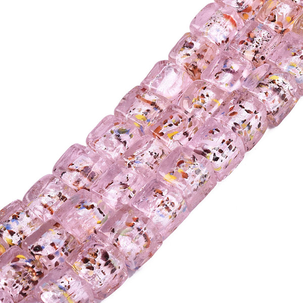 PandaHall Handmade Silver Foil Lampwork Beads, Cube, Pink, 10~12x10~12x10~12mm, Hole: 1.5mm, about 40pcs/strand, 16.54''(42cm) Lampwork Cube...
PandaHall Handmade Silver Foil Lampwork Beads, Cube, Pink, 10~12x10~12x10~12mm, Hole: 1.5mm, about 40pcs/strand, 16.54''(42cm) Lampwork Cube...
