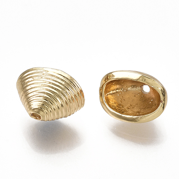 PandaHall Brass Cord Ends, End Caps, Real 18K Gold Plated, 6x9x6.5mm, Hole: 0.8mm, Inner Diameter: 4x7mm Brass
PandaHall Brass Cord Ends, End Caps, Real 18K Gold Plated, 6x9x6.5mm, Hole: 0.8mm, Inner Diameter: 4x7mm Brass