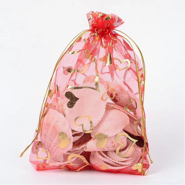 PandaHall Heart Printed Organza Bags, Wedding Favor Bags, Favour Bag, Gift Bags, Rectangle, Red, 18x13cm Organza Heart Red
PandaHall Heart Printed Organza Bags, Wedding Favor Bags, Favour Bag, Gift Bags, Rectangle, Red, 18x13cm Organza Heart Red