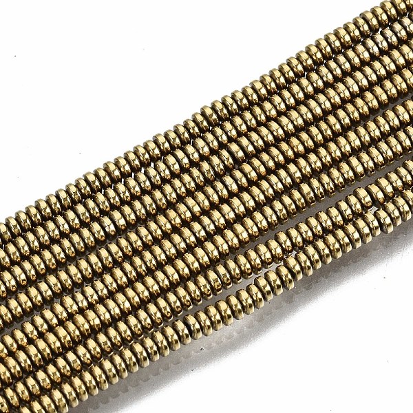 PandaHall Electroplate Non-magnetic Synthetic Hematite Beads Strands, Flat Round/Disc, Light Gold Plated, 2x1mm, Hole: 0.8mm, about...
PandaHall Electroplate Non-magnetic Synthetic Hematite Beads Strands, Flat Round/Disc, Light Gold Plated, 2x1mm, Hole: 0.8mm, about...