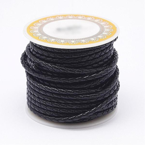 PandaHall Braided Cowhide Leather Cord, Leather Rope String for Bracelets, Black, 3mm, about 8.74 yards(8m)/roll Leather Round Black
PandaHall Braided Cowhide Leather Cord, Leather Rope String for Bracelets, Black, 3mm, about 8.74 yards(8m)/roll Leather Round Black